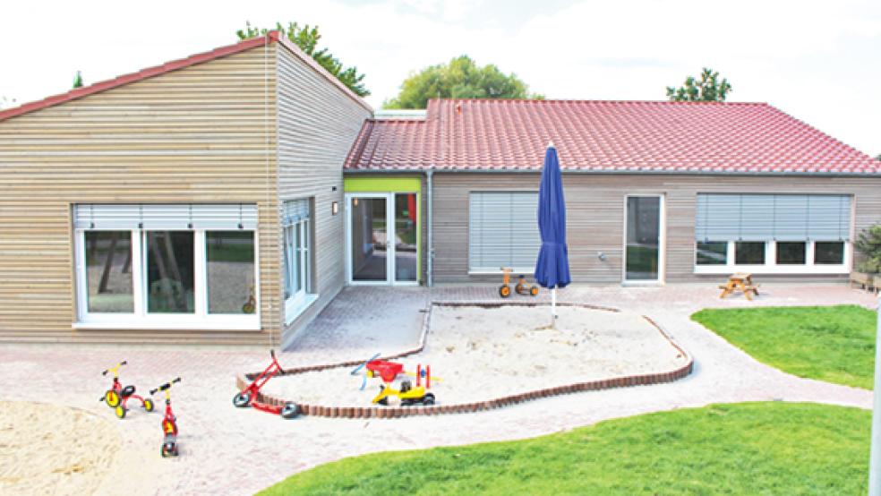 Die FiLius-Kita an der Floorenstraße in Weener ist eine von acht Einrichtungen in Niedersachsen, die an dem Förderprojekt der Karg-Stiftung teilnehmen.  © Foto: Haneborger/Lebenshilfe