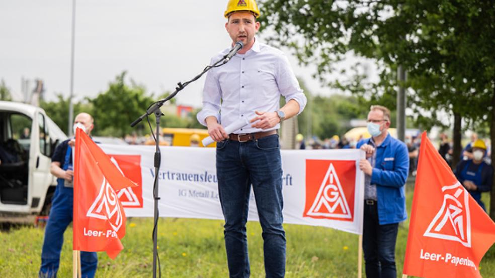 Nico Bloem will Betriebsratsvorsitzender der Meyer Werft bleiben und tritt bei der Wahl am Donnerstag erneut an.<br />  © Foto: dpa