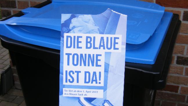 Termine für Tonnen-Leerung festgelegt