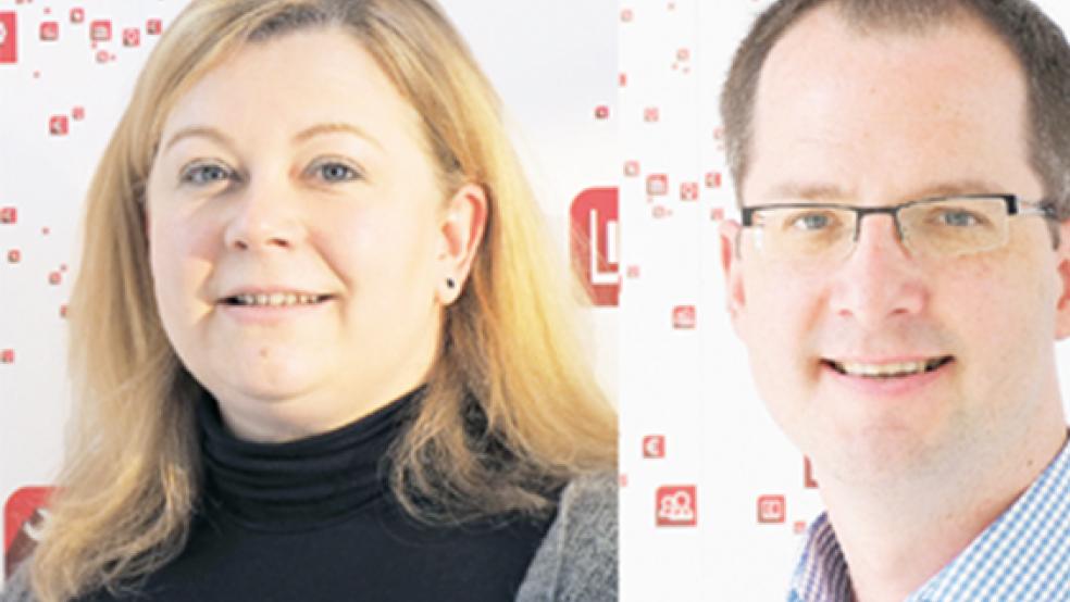 Die Berufsberater Kerstin Smid (Oberschule Bunde, von links), Frank Boelmann (Carl-Goerdeler-Schule Jemgum) und Ilona Sanders (Oberschule Weener) helfen den Schülern im Rheiderland bei ihren Fragen zur Ausbildung.  © Fotos: Agentur für Arbeit