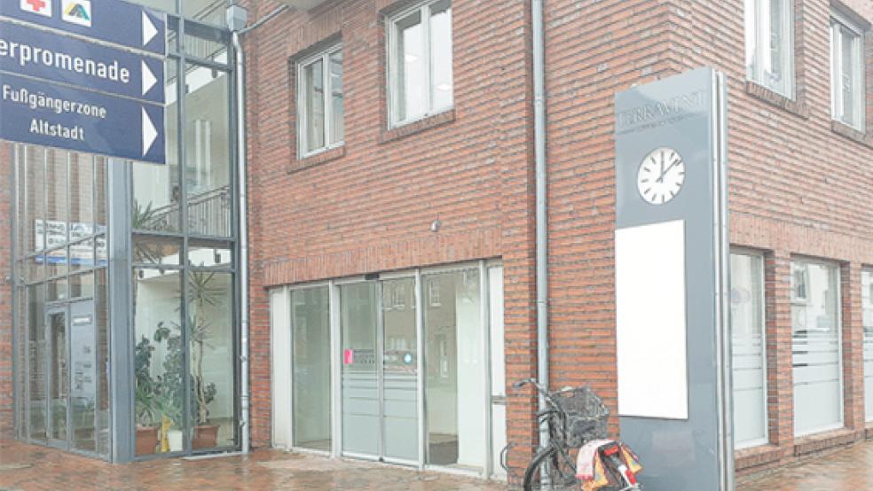 In den Räumen der ehemaligen Sparkasse am Steinburgsgang in Leer entsteht derzeit ein Mammographie Zentrum. Die Eröffnung ist für den 1. April geplant.  © Foto: Berents
