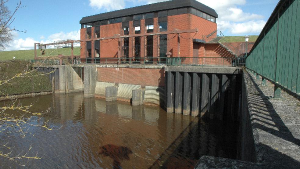 Das Schöpfwerk am Großsoltborger Sieltief. © Foto: Szyska