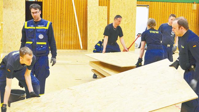 BBS-Halle als erste Bleibe