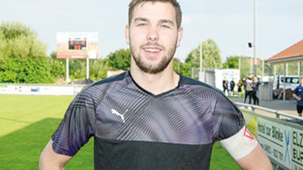 Jannes Muising hütet heute das Tor des TV Bunde.  © Foto: Bruins