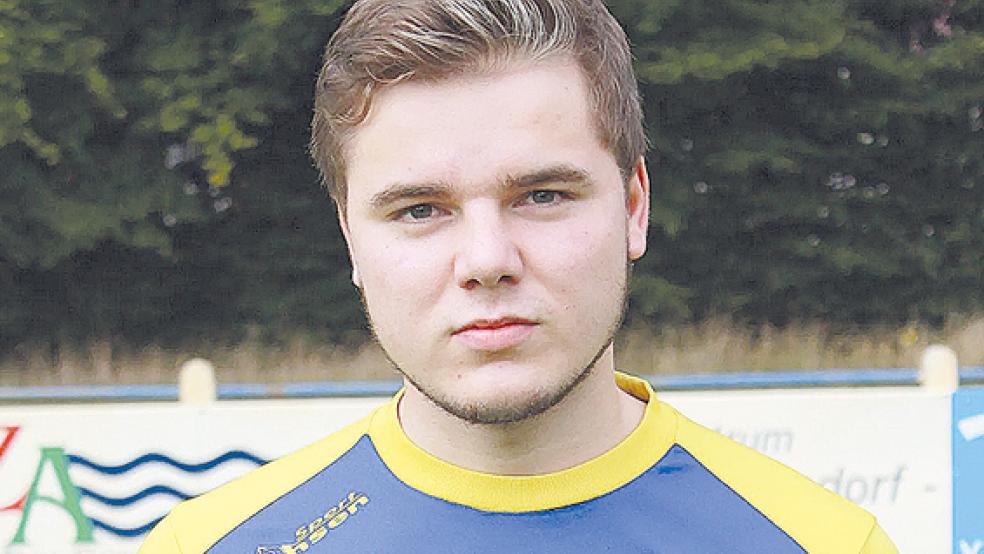 Lenard Schaa erzielte sein erstes Tor für Weener.  © Foto: privat