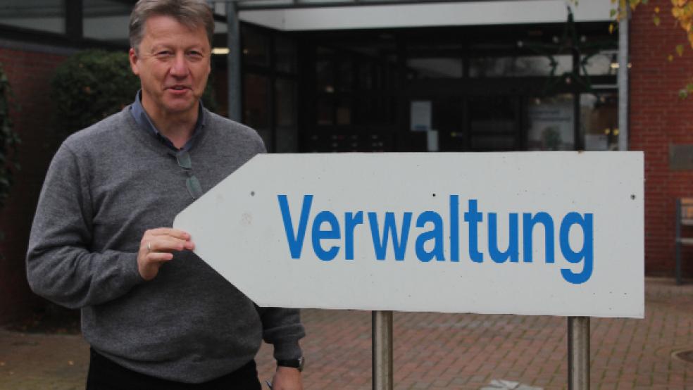 Andreas Cramer, Geschäftsführer des Altenzentrums Rheiderland in Weener, hat die Infektion inzwischen überstanden. © Foto: Hoegen (Archiv)