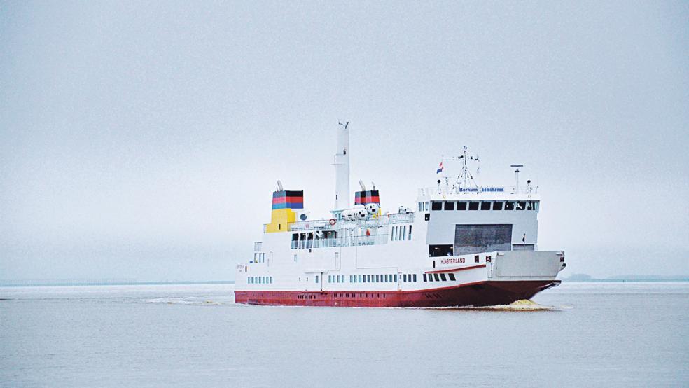 Die Borkumfähre MS »Münsterland« wird noch vor Ostern im Fahrplan erwartet.  © Foto: AG Ems