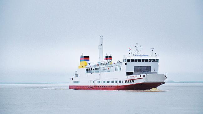 Fähre vor Ostern im Einsatz