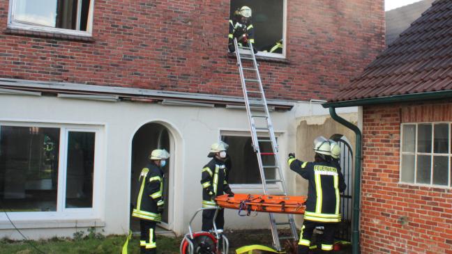 Nebelmaschinen sorgten für realistische Rauchentwicklung