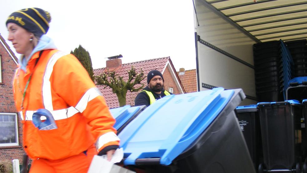 Mit der Umstellung der Altpapier-Entsorgung auf Tonnen ist der Abfallwirtschaftsbetrieb des Landkreises zufrieden.  © Foto: Szyska