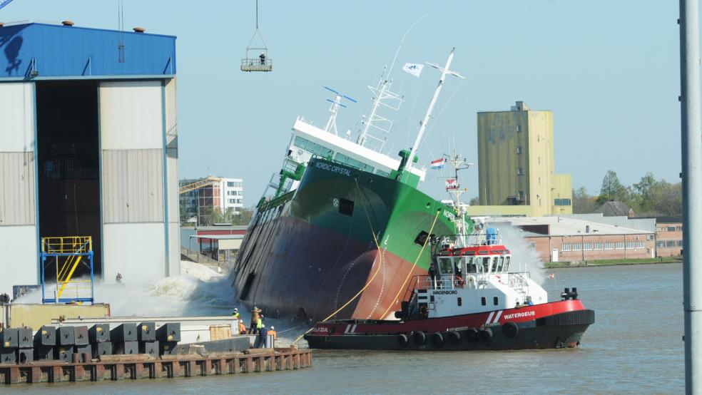 Reibungslos ging der Stapellauf vonstatten. © Foto: Wolters