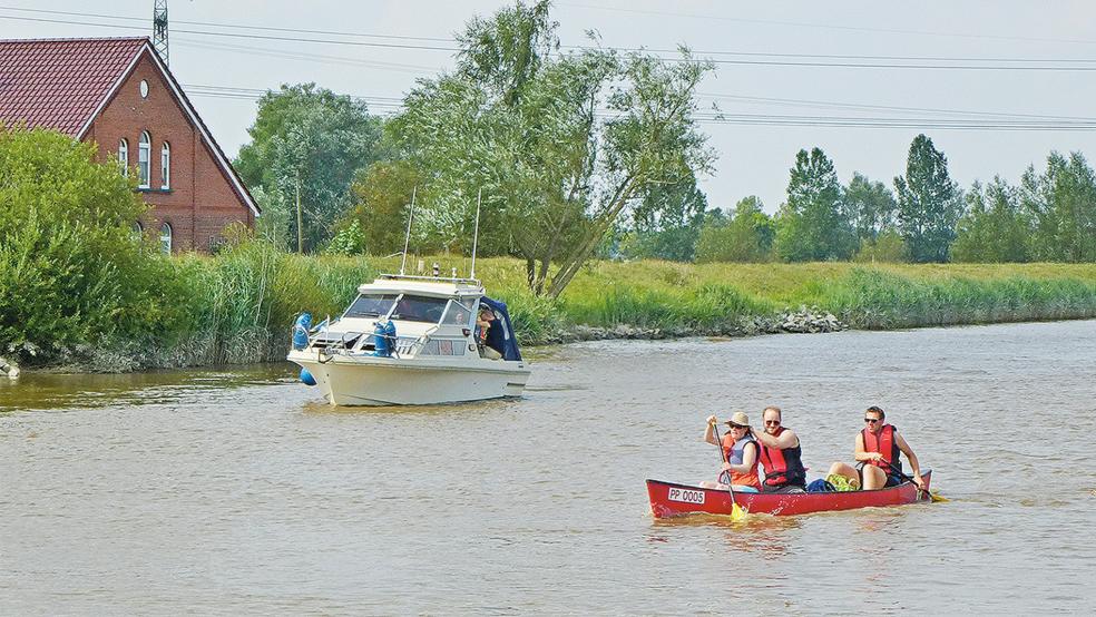 Wer Kanu-Touren auf dem Ditzum-Bunder Sieltief unternehmen möchte, muss sich noch gedulden - oder sein eigenes Boot mitbringen.  © Foto: www.ostfriesland.travel