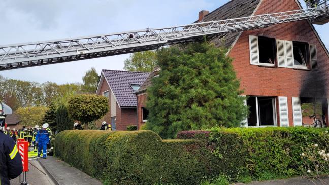 Haus in Leer nach Feuer unbewohnbar