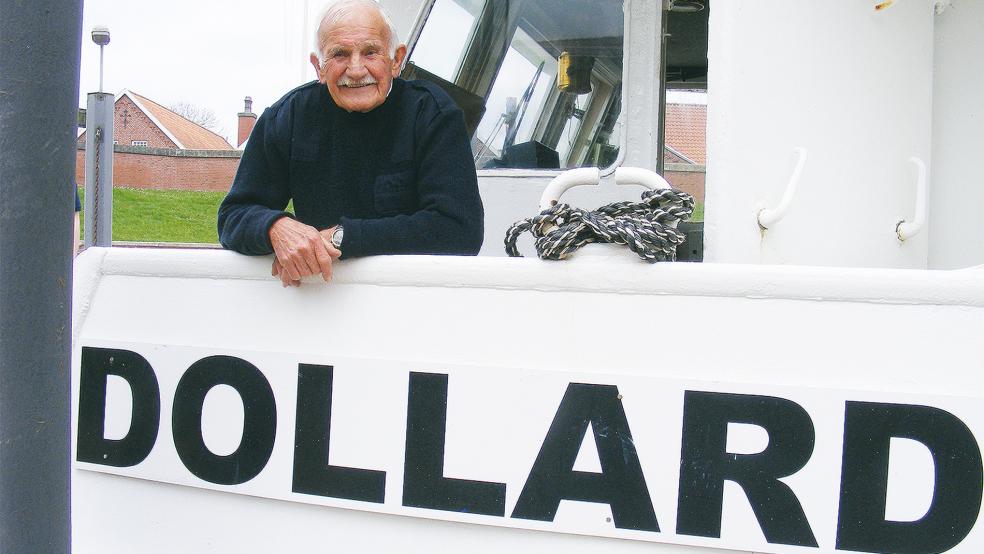 Für den 81-jährigen Erich vom Hagen ist es die siebte Saison als Decksmann auf der MS »Dollard«. © Fotos: Szyska