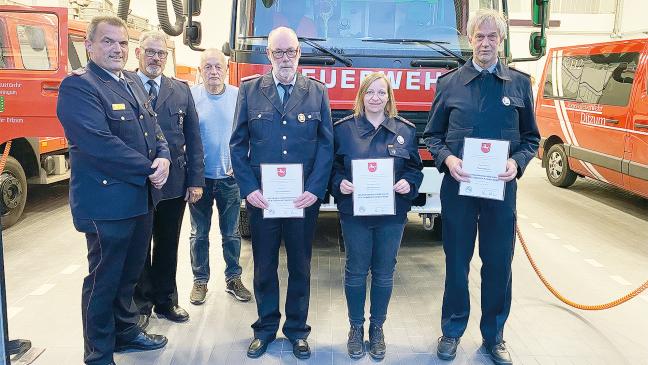 Goldenes Ehrenzeichen für 50 Jahre Dienst