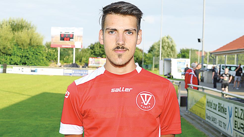 Jonas Hantschel erzielte das frühe 1:0 für Bunde II.  © Foto: Bruins