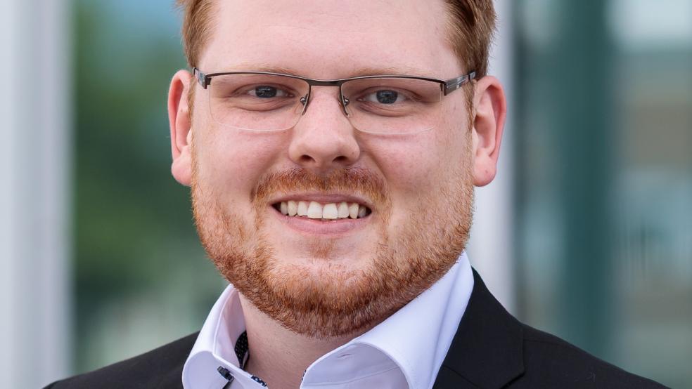 Malte Blümel aus Jemgum bewirbt sich um einen Stellvertreter-Posten im Kreisvorstand der CDU.  © Foto: privat