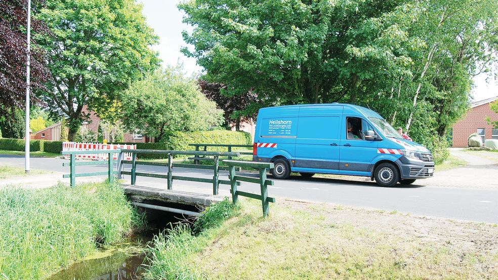 Diese Brücke unter dem Osseweg in Dielerheide soll ab morgen abgerissen werden.  © Foto: Hoegen