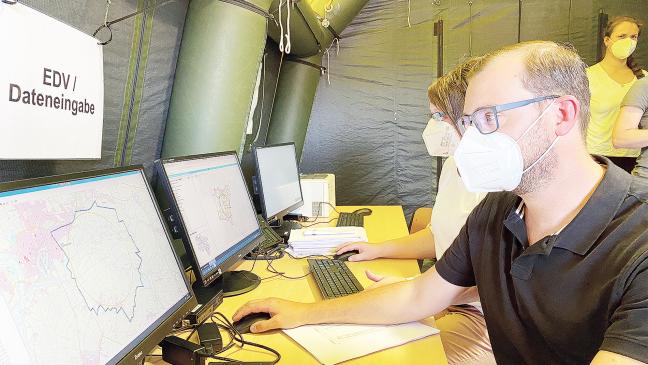 Kreis und Bundeswehr gemeinsam gegen Tierseuche