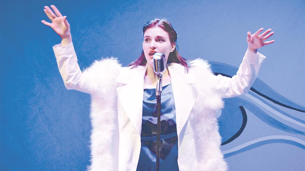 Steffi Baur überzeugte als »Lola Blau«.  © Foto: Landesbühne