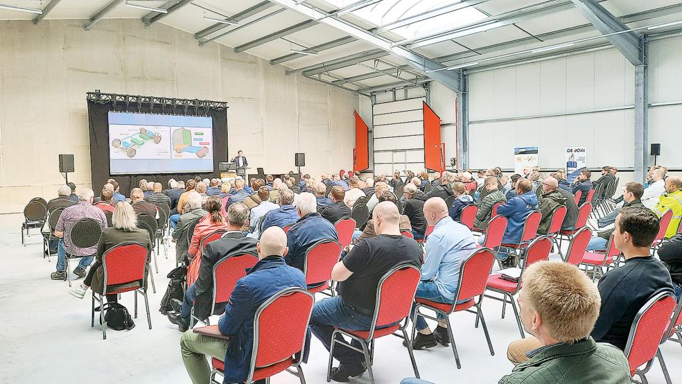 Etwa 150 Interessenten informierten sich bei Wittrock in Brual über die Wasserstoff-Pläne.  © Fotos: privat