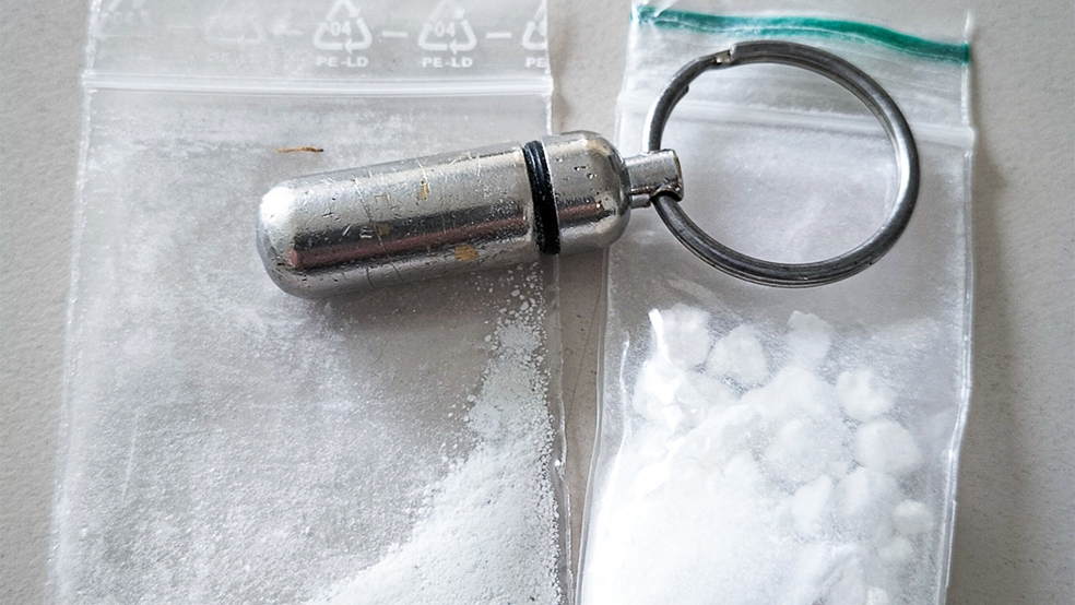 Das gefundene Kokain, es war teilweise in einem Schlüsselanhänger versteckt.  © Foto: Zoll
