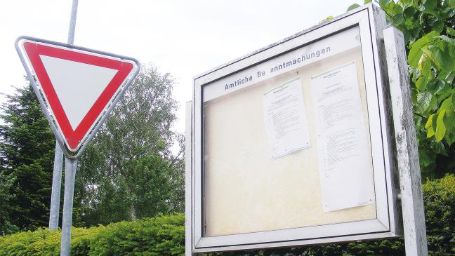 Schonfrist für Schaukästen