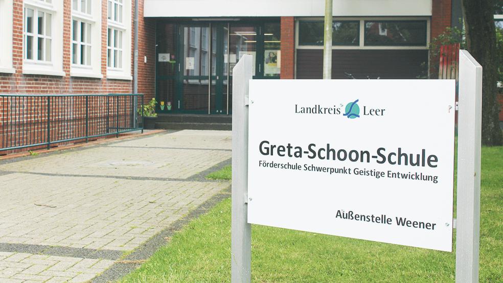 Die Standorte der Greta-Schoon-Schule sollen bis zum 31. Juli 2024 zusammengelegt werden.  © Foto: Berents