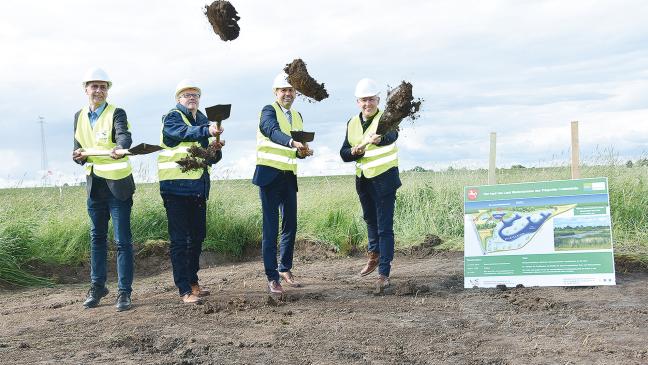 Erste Masterplan-Baustelle an der Ems in Betrieb