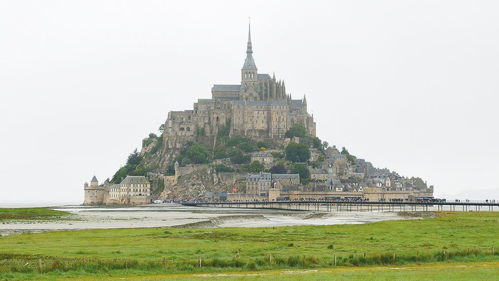 Atemberaubender Anblick: Die Abtei-Insel Le Mont-Saint-Michel stand auch auf dem Besuchsprogramm.  © Fotos: privat