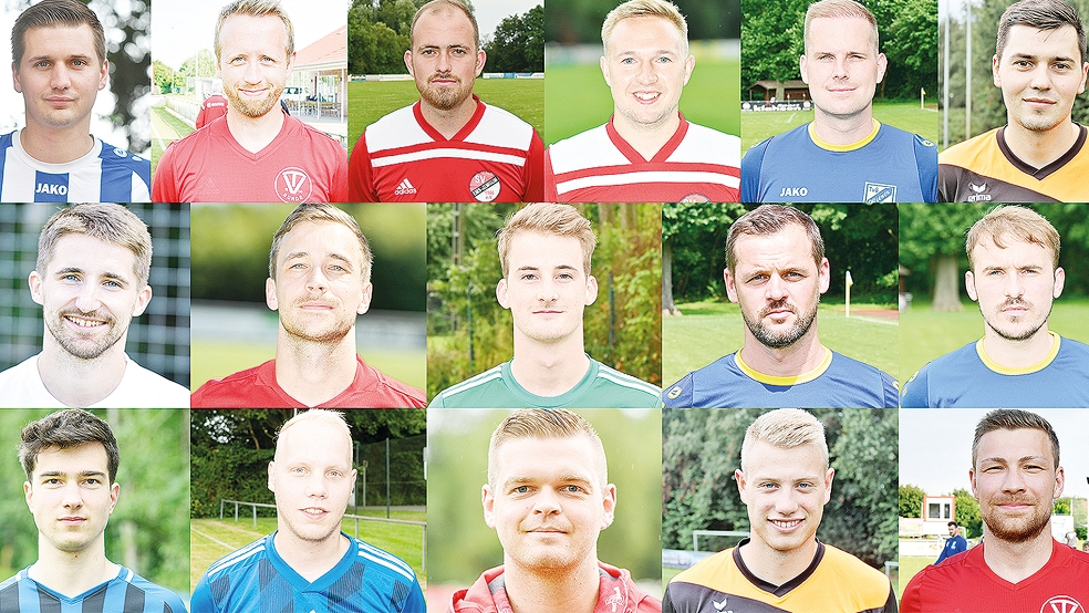 Diese Auswahl soll Drittliga-Aufsteiger Rot-Weiss Essen die Stirn bieten.  © Collage: Bruins (20)/Yzer (2)
