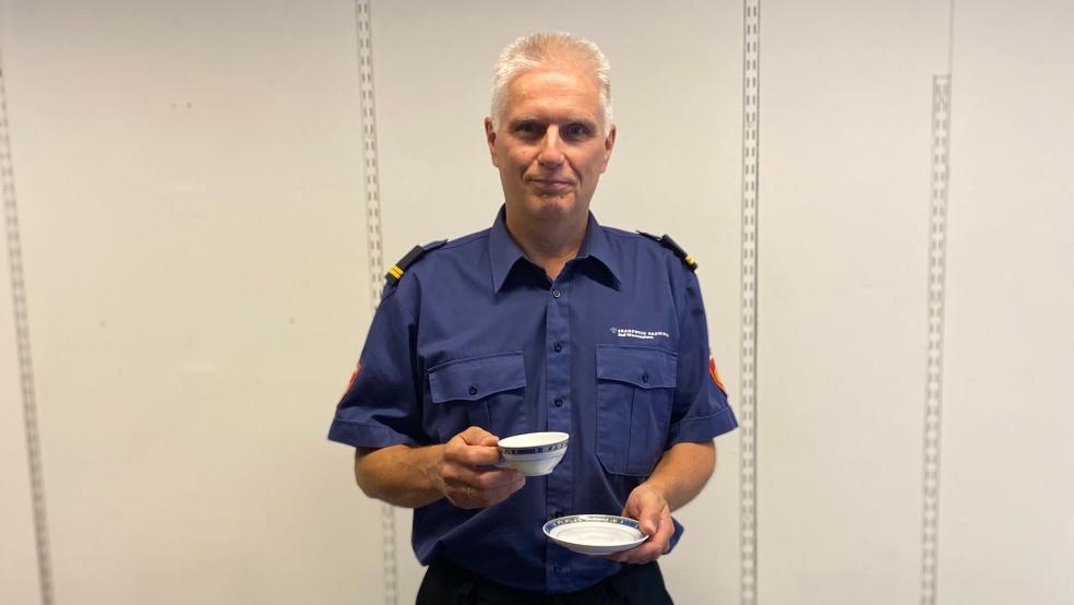 Henk-Jan Meijer ist Leiter der Freiwilligen Feuerwehr in Bad Nieuweschans. © Kuper