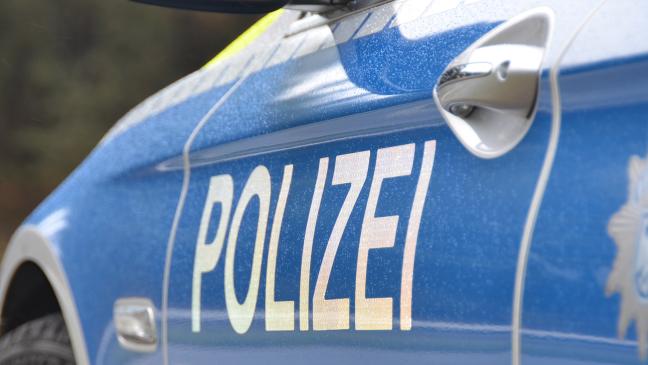 Kinder stehen im VW im Kofferraum