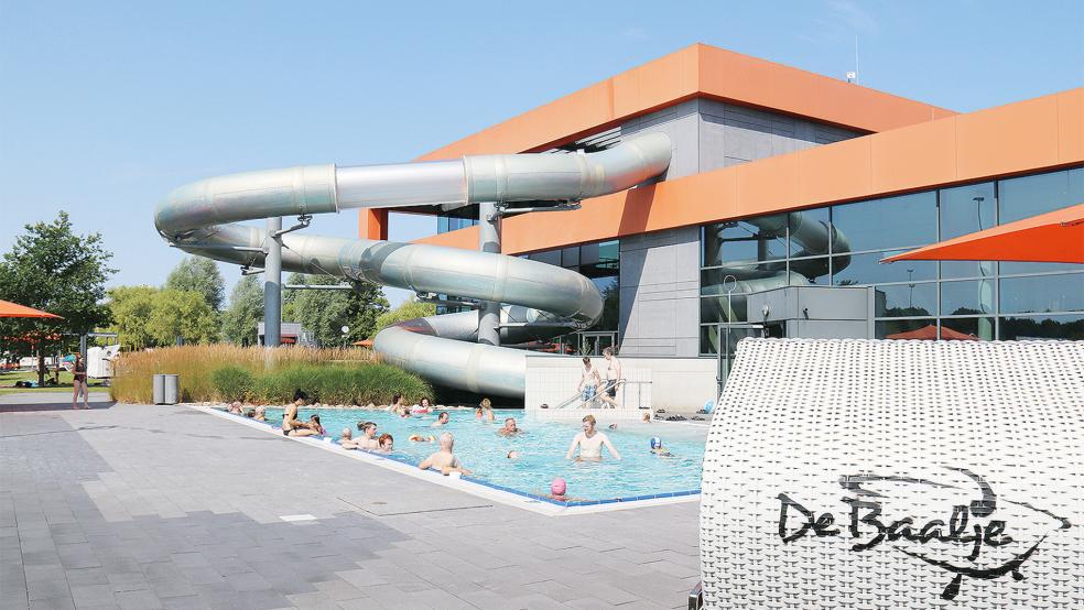 Die Solebecken von »De Baalje« werden ab dem 1. August geschlossen. Die Rutsche bleibt in Betrieb.  © Foto: Hermanns