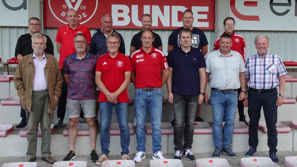 Der neue Fußballvorstand des TV Bunde steht nach Neuwahlen fest. © TV Bunde