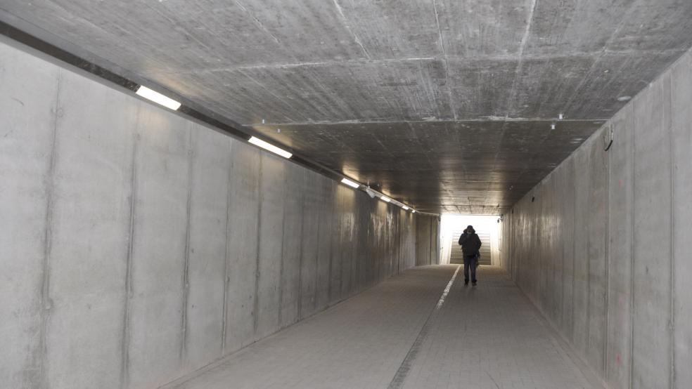 Im Personentunnel am Bahnhof Leer (hier ein Archivbild) kommt es immer wieder zu Schmierereien. © Wolters 