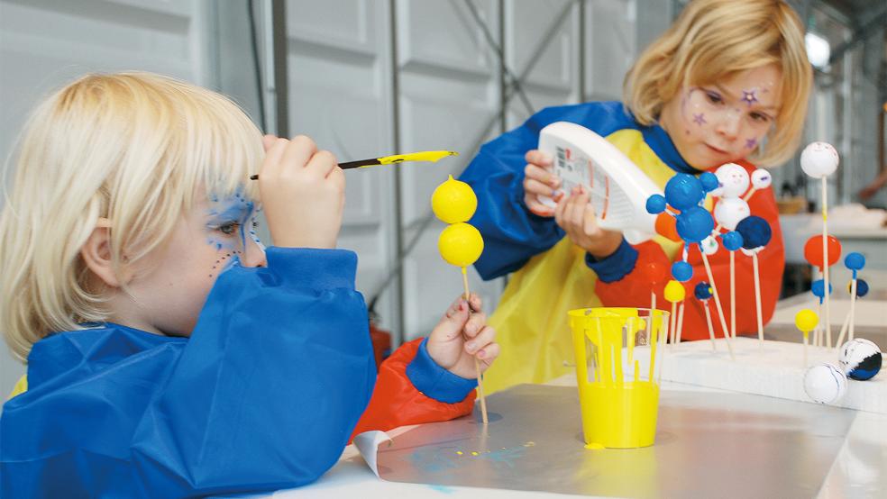Auch bei der Eröffnung des Erdgasspeichers am 14. September 2013 gab es ein Programm für Kinder.  © Archivfoto: Hoegen