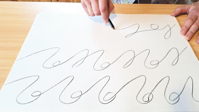 Schrift mit psychologischem Effekt