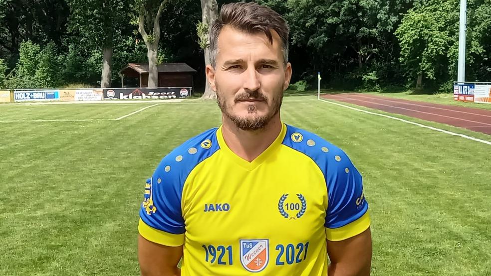 Mirnes Ahmetovic verkürzte für Weener zwischenzeitlich auf 1:3. © Born
