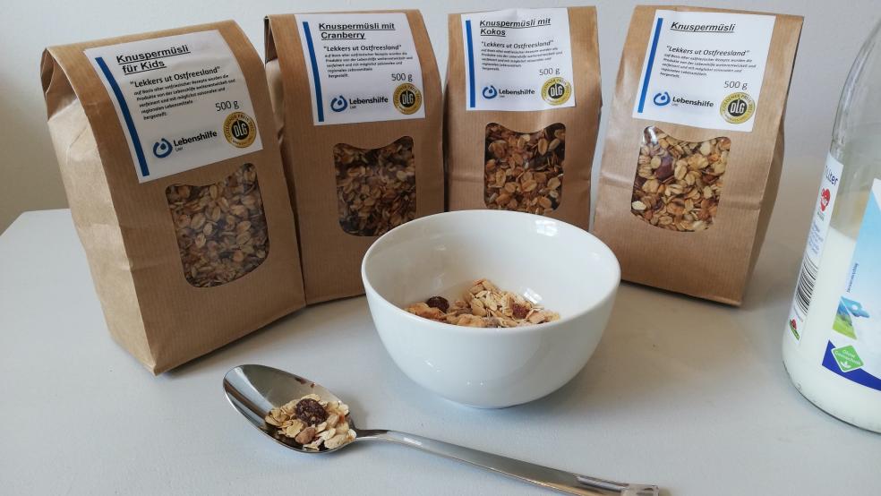 Das Müsli der Lebenshilfe Leer wurde ausgezeichnet. © Lebenshilfe Leer