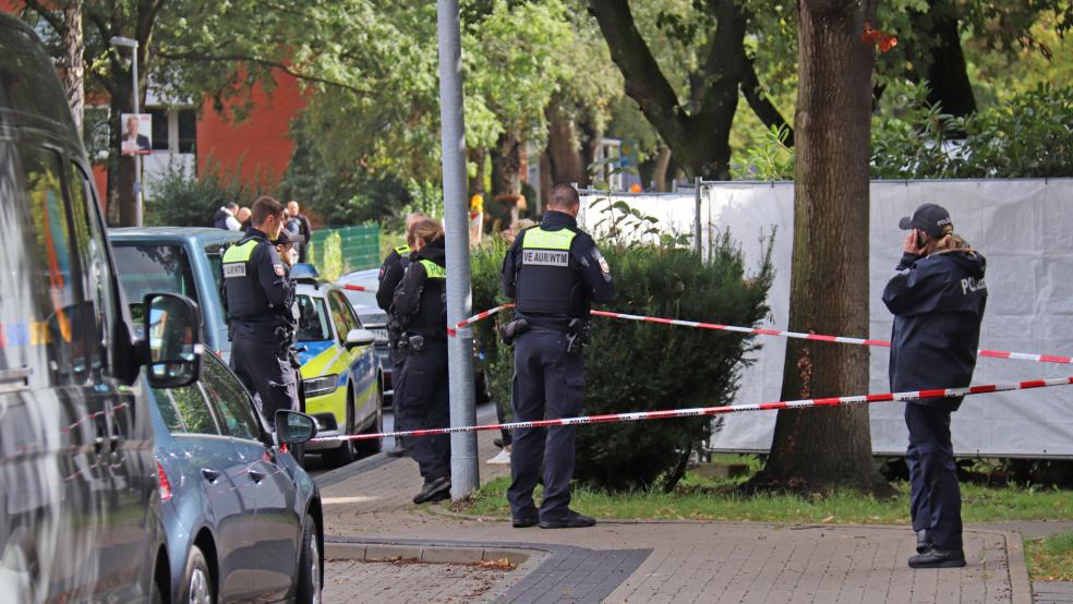 In Aurich ist eine Frau offenbar einer Gewalttat zum Opfer gefallen.  © Foto: Heino Hermanns