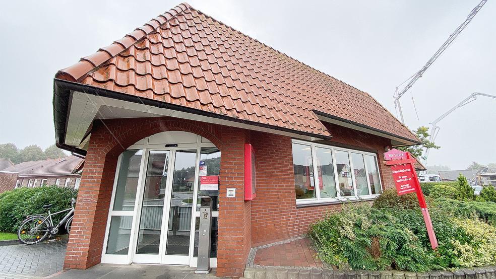 Auch die Sparkassen-Filiale Möhlenwarf ab dem 10. Oktober bis zum Frühjahr 2023 geschlossen bleiben. Die Sparkasse will somit Energie einsparen.  © Foto: Hanken