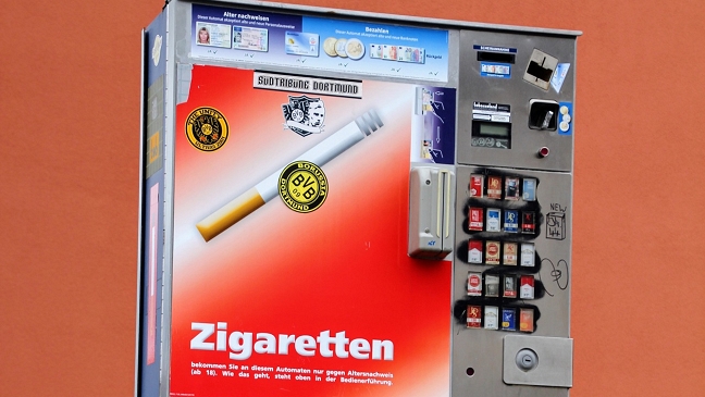 Zigarettenautomat gestohlen