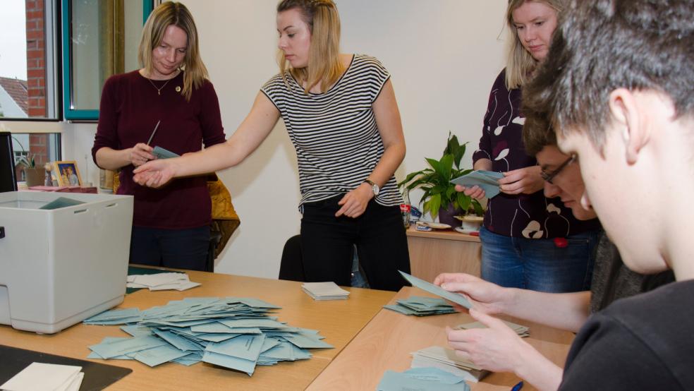 Die Briefwahlergebnisse werden am Sonntag bereits ab 15 Uhr im Kreishaus ausgezählt. © Hanken (Archiv)