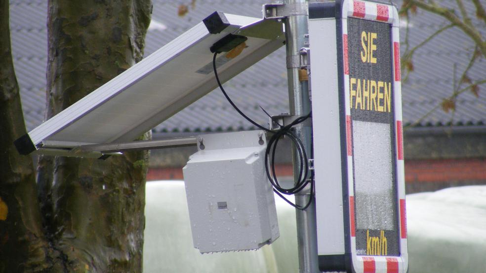 Die Messergebnisse könnten darauf hindeuten, dass der gewünschte Effekt, wonach Fahrer den Fuß vom Gaspedal nehmen, wenn ihnen ihre Geschwindigkeit per Display angezeigt wird, durchaus erzielt wird. © Szyska