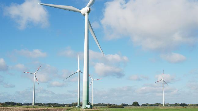 Ein Windpark mit 28,5 Megawatt Leistung