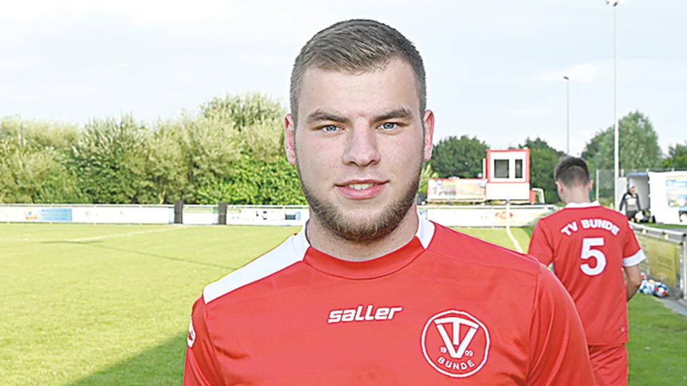 Steffen Buse erzielte die frühe Bunder Führung.  © Foto: Bruins