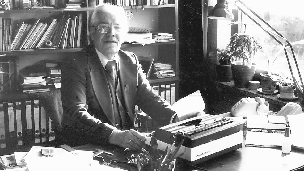 Gerrit Herlyn war für sein umfangreiches schriftstellerisches Wirken bekannt. Seine anfängliche Begeisterung für das NS-Regime war in der Öffentlichkeit dagegen lange Zeit unbekannt.  © Foto: privat