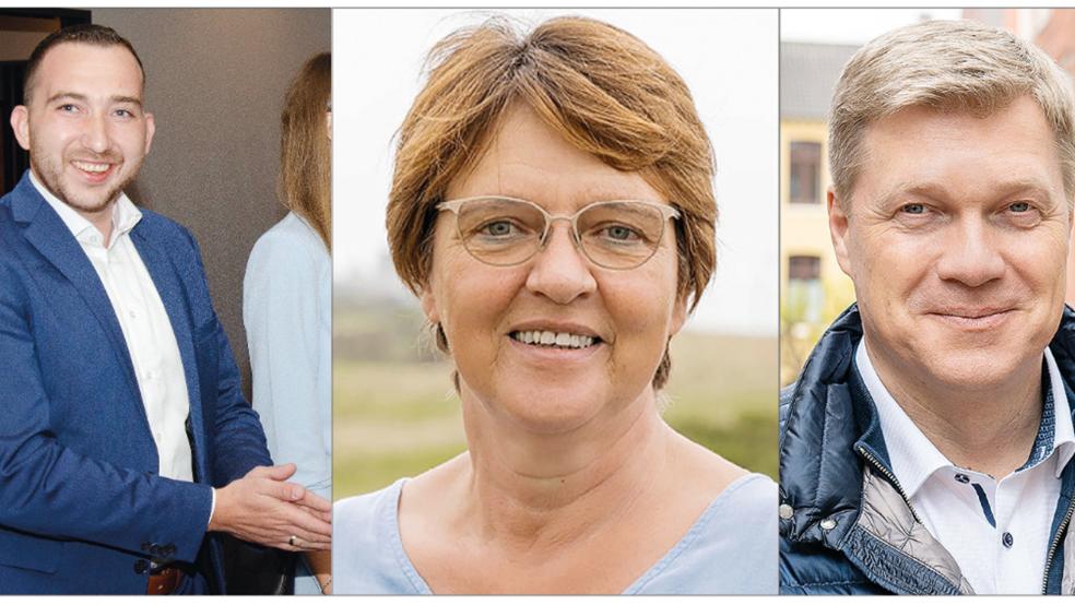 Am Dienstag wird es ernst für die hiesigen Landtagsmitglieder Nico Bloem (SPD), Meta Janssen-Kucz (Grüne) und Ulf Thiele (CDU).  © Fotos: Hanken/privat