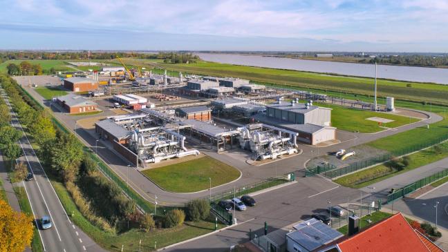 Gasspeicher in Jemgum prall gefüllt
